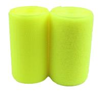 Hook and Loop Tape 100mm sew on Strips with Non self Adhesive Back Nylon Fabric Fastener(Fluorescent Yellow,100MM x 3 Yards)