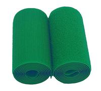 Hook and Loop Tape 100mm sew on Strips with Non self Adhesive Back Nylon Fabric Fastener(Grass Green,100MM x 5 Yards)