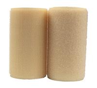 Hook and Loop Tape 100mm sew on Strips with Non self Adhesive Back Nylon Fabric Fastener(Khaki,100MM x 1 Yards)