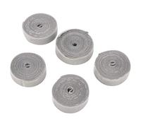 Hook and Loop Tape Cable Organizer 5Pcs 1.5m Self Adhesive Straps Strong Nylon Material Double Sided Fastening Tape for Home Office Cable Management Gray Black Optional (Grey)