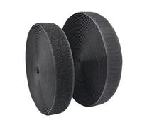 Hook and Loop Tape Sew On, 25mm×8M Non-Adhesive Back Nylon Fabric Fastener, Heavy Duty Non Adhesive Fabric Tape for Crafts DIY and Sewing Projects Around Home and Office