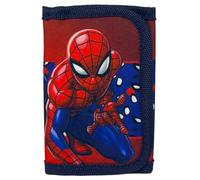 Hook and Loop Wallet Purse Accessory Card Holder Coin Bill Kids 13x8cm, Spiderman, 13 cm
