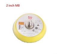 Hook and LOOPs Sanding Disc Backing Pad for Pneumatic Orbital Sander, Rubber Polishing Pad with M6/M8 Thread, Compatible with 2 Inch, 3 Inch, 5 Inch Discs for