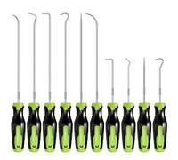 Hook and Pick Set, 10 pcs Precision Oil Seal Remover Hooks for Car Auto Oil Seal Mechanic Lock Picking Kit, Puller Remover Tools for Mechanics Automotive Work Wire Separation