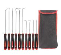 Hook and Pick Set for Automotive, 10 Pcs Lock Picking Tool Set Oil Seal Precision Puller with Long Handle for Auto O-Ring, Seal and Gasket Removal