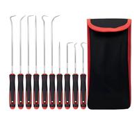 Hook and Pick Set for Automotive, 10 PCS Lock Picking Tool Set, Oil Seal Precision Puller with Long Handle, Precision Automotive Pick Tool Set for Removing Hoses Perfect for Car Tools