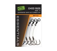 Hook assembly Fox Edges Swog Chod (x3) Silver Size 5