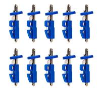 Hook Bait Clips, 10pcs Umbrella Style Fishing Hook Clip, Reusable Lure Bait Release Splash Clip, Clips, Fishing Tackle Splash