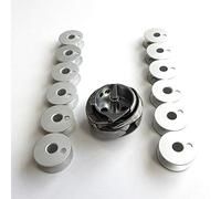 Hook & Bobbin Case & 10 Bobbin for Singer 211G146 211G165 211G 212W140 Juki Lh-512 515 2-Needle Sewing Machine