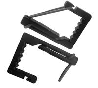 Hook Bow & - 9.9x7x1.5cm Nylon, Black | Adjustable Equipment Hanger - Elastic Cord Hunting Saddle Storage | Secures Large Gear For Camping & Garage For Climbing