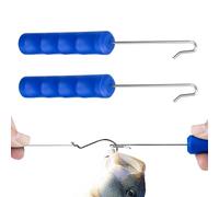 Hook Extractor Tool | 2 Pieces Safe Quick Removal,Dehook Tool For Freshwater Fish,For Bass Fishermen Catfish Trout Crappie In Saltwater Boat Kayak