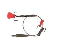 FOX Rage Predator Kwik Change Paternoster Trace 30cm Size 4 Barbed 40lb FRR026
