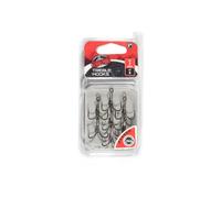Hook Fox Rage SP Treble hooks sz 1/0 (x6) Gris Taille 1/0