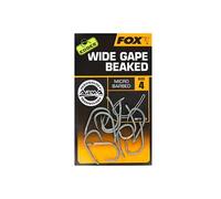 Hook Fox Wide Gape Beaked Edges taille 8 Argenté TU