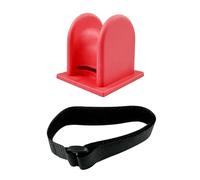 Hook Keeper 6Pcs TPE Portable Fishing Rod Holder - U-Shaped/A-Type Frame Bracket for Boat/Marine for Fishing Rod(A - Red)