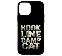 Hook Line Camp Cat Funny Camping Fishing Case for iPhone 12 mini