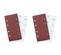 Hook/Loop 1/3 Sheet Sanding Sander Sandpaper Pads 20 Pack 80 Grit