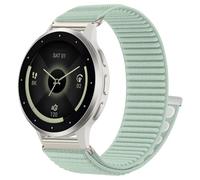 Hook Loop 18mm Watch Band Compatible with Garmin Vivoactive 4S/Vivoactive 3S/Venu 4 41mm/Venu 3S/2S Band, Soft Nylon Breathable Sport Smartwatch Bands for Garmin Forerunner 255S/265S Strap Women Men