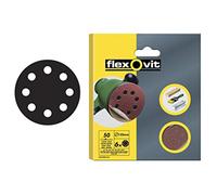 Flexovit 63642526386 Hook & Loop Sanding Discs 115mm Fine 120g Pack of 6