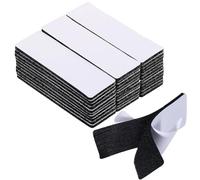 Hook Loop Strip Tape, 30 Pcs Heavy Duty Double Sided Sticky Tape Extra Strong Hook and Loop Tape 3 x 10 cm Reusable Self Adhesive Sticky Tape for for Mounting, Hanging or Organizing Items