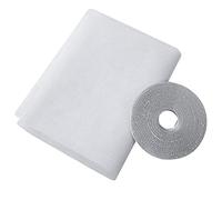 Hook & Loop Window Screen Polyester Mesh Net with Effective Insect Protection, Child-Safe, Adhesion, Cost-Efficient for Versatile Home DIY Screening Projects