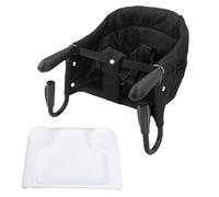 Hook On High Chair, Clip on Chair with Removable Tray, Fold-Flat Storage Portable Baby Feeding Seat, Attach to Fast Table Chair Removable Seat for Home and Travel