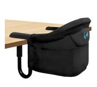 Hook on High Chair,High Chair for Babies and Toddlers 6-36 Months,Portable and Foldable High Chair for Home and Travel-Includes Storage Bag(Black)