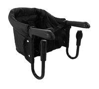 Hook On High Chair, Portable Foldable Hook Chair for Babies 6-36 Months Eating & Dining, for Restaurant, Apartment, Travel, Washable (Black)