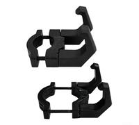 Hook Set, Double Hook Design High-Strength Plastic, Fits 2.1鈥?.8 cm Pipe Diameter for Helmets, Bags, 2-Pack