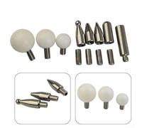 Hook Tips for M8 Dent Removal Rods 8-Piece Replacement Kit Stainless Steel and Nylon Combination for Auto Body Dent Pulling