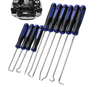 Hook Tool Set - Precision Hooks Kit 10 Pieces for Repair Maintenance, Heavy Duty Mechanic Tools | Auto Workshop Garage Industry Home Technical Works Dismantling