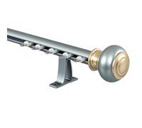 Hook Type Shower Curtain Pole, Drapery Rods, Bay Window Rail for Living Room Kitchen Bedroom and Bathroom Kitchen Balcony Closet Windows or Doorways(Blue,(8.2 ft)2.50 m)