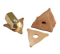 Hook Washer 3 Point Dent Puller Electrode Chuck Dent Pulling System Stud Welders Spot Welding Triple-Cornered Pads Kit