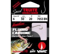 Hook WaterQueen double barbe 7053BN Gris 08/17,5
