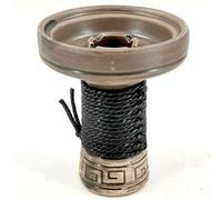 Hookah Clay Bowl Funnel Design Big Could Practical Accessories Compatible with Heat Management Systems(Black)