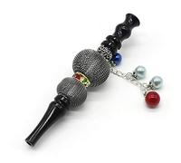 Hookah Tips Hookah Filter 8Pcs Animal Shaped Metal Arab Shisha Mouth Tip with Diamond Narguile Filter Water Smoking Tips for Hookah Hose - Random Hookah Accessories