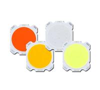 HOOKCPCLLG 10PCS A Lot 3W 5W LED Chip Green Blue Red Yellow LED COB Light Bulb 28MM Light Fit For Spotlight Down Lamp Lighting Accessories(Green 240-260mA,5W 15-17V 2422mm)