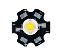 HOOKCPCLLG 10pcs High Power 1W 3W 3.2-3.4V LED Bulb Flashlight Bulb Chip 250mA 600mA White/Warm White Radiator Aluminum Base DIY(Grn,1W 10pcs)