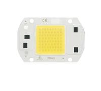 HOOKCPCLLG 2pcs LED Chip COB AC220V 50W 10W 20W 30W No Need Driver Fit For Flood Light Spotlight Lampada Led Lamp Bulb DIY Lighting White(20W 220V,Warm White 3000K)