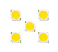 HOOKCPCLLG 5pcs Bridgelux LED Chip 10W 20W 30W 40W 50W CRI90 Diodes LED COB Projection Light Sour Fit For Spotlight Downlightce Accessories DIY(Cold White 6000K,30W 900mA)