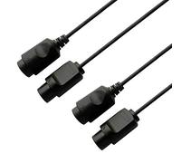 HOOKE 6ft/1.8m N64 Extension Cable for Nintendo 64 N64 Controller Extension Cord (Black-4pack)