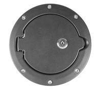 Hooke Road Wrangler TJ Locking Gas Cap Cover Fuel Door Filler Tank for 1997-2006 Jeep Wrangler TJ