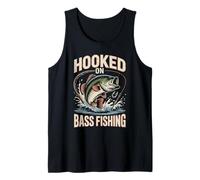 Hooked On Bass Fishing Sunset Passion Tank Top