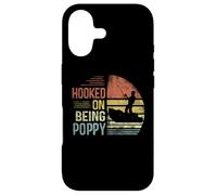 Hooked On Being Poppy Fishing Gifts Poppy Father's Day Case for iPhone 17