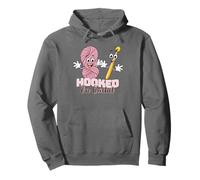 Hooked on Crochet Cute Crocheting Knitting Hobby Pullover Hoodie