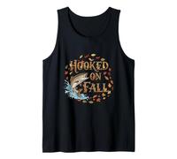 Hooked On Fall Autumn Angler Fishing Tank Top