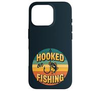 Hooked On Fishing - Bass Fishing Fishermen And Outdoorsmen Case for iPhone 16 Pro