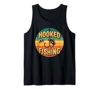 Hooked On Fishing - Bass Fishing Fishermen And Outdoorsmen Tank Top