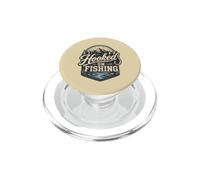 Hooked On Fishing Mountain Lake Angler Design PopSockets PopGrip for MagSafe