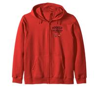Hooked On Friendship And Fish Anglers Quote Funny Fishing Zip Hoodie